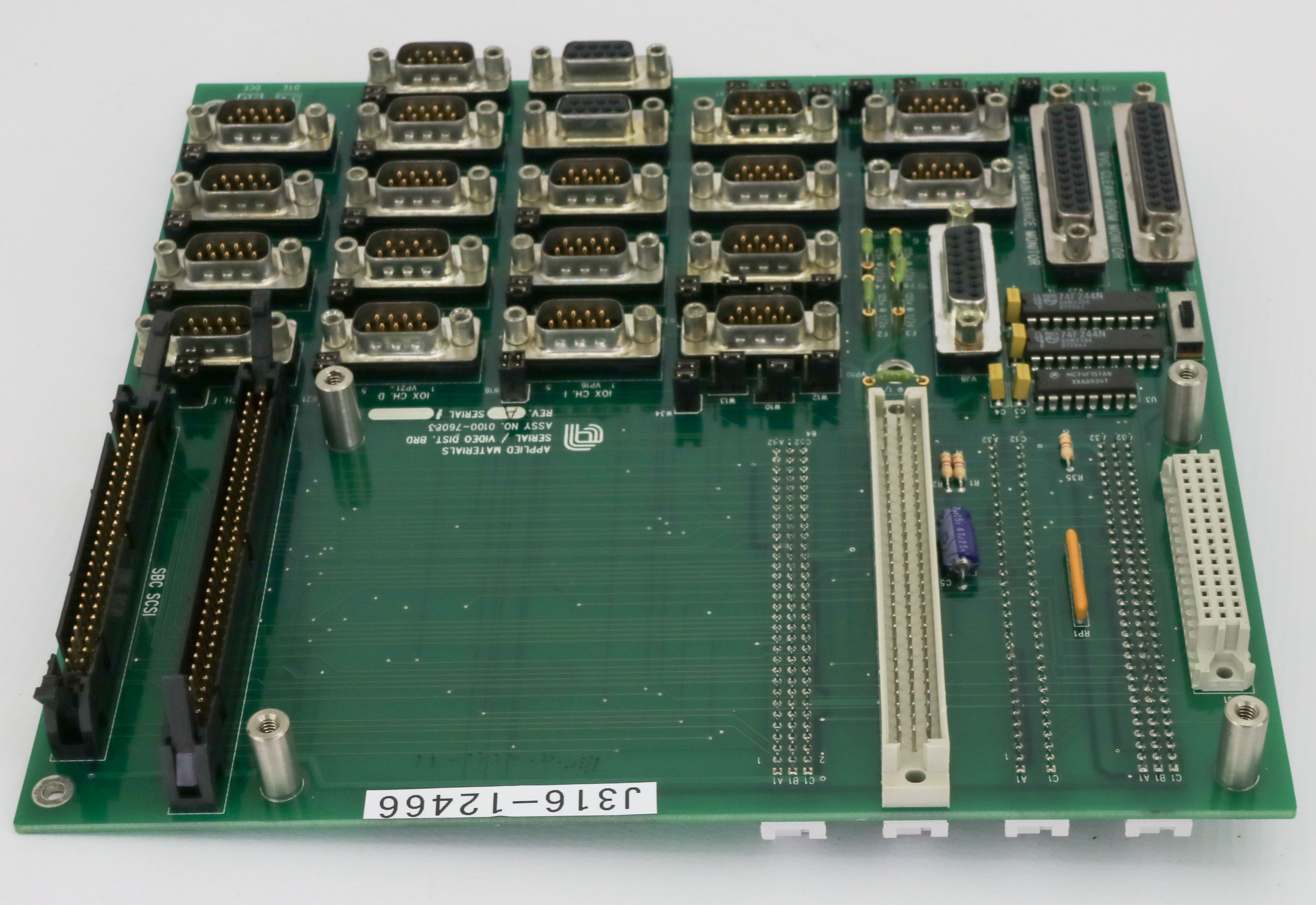 12466 APPLIED MATERIALS PCB, SERIAL/VICEO/SERIPLEX DIST 0100-76083
